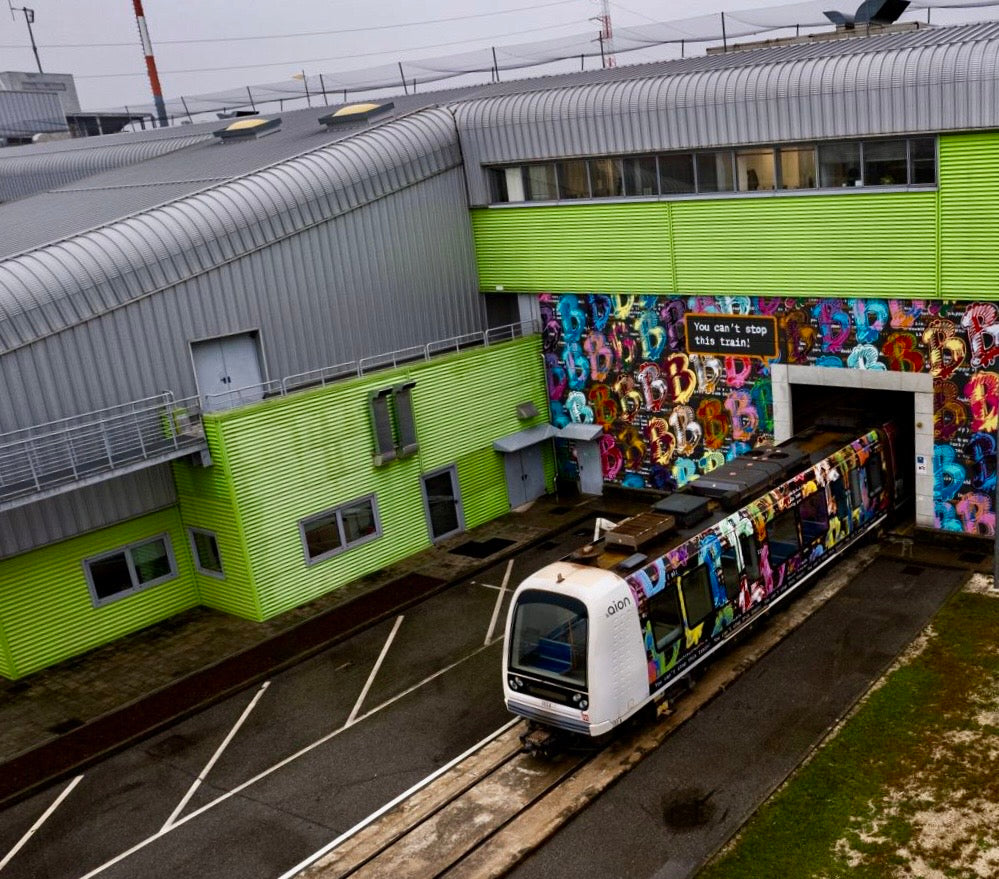 The First Bitcoin Metro Train