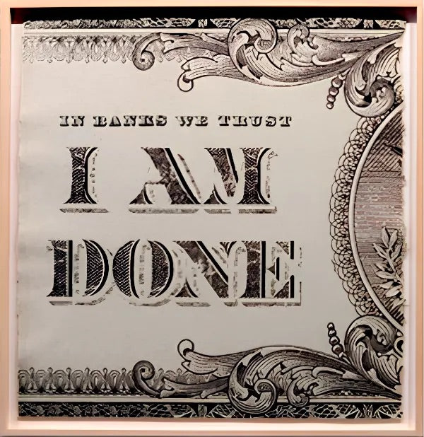 I am one, I am done